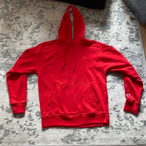 Red Champion Pullover Hoodie - Picture 1 of 5